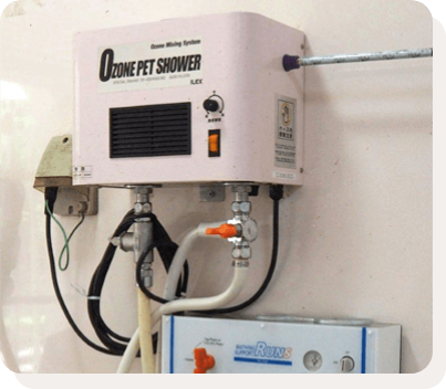 写真：高濃度炭酸シャワー